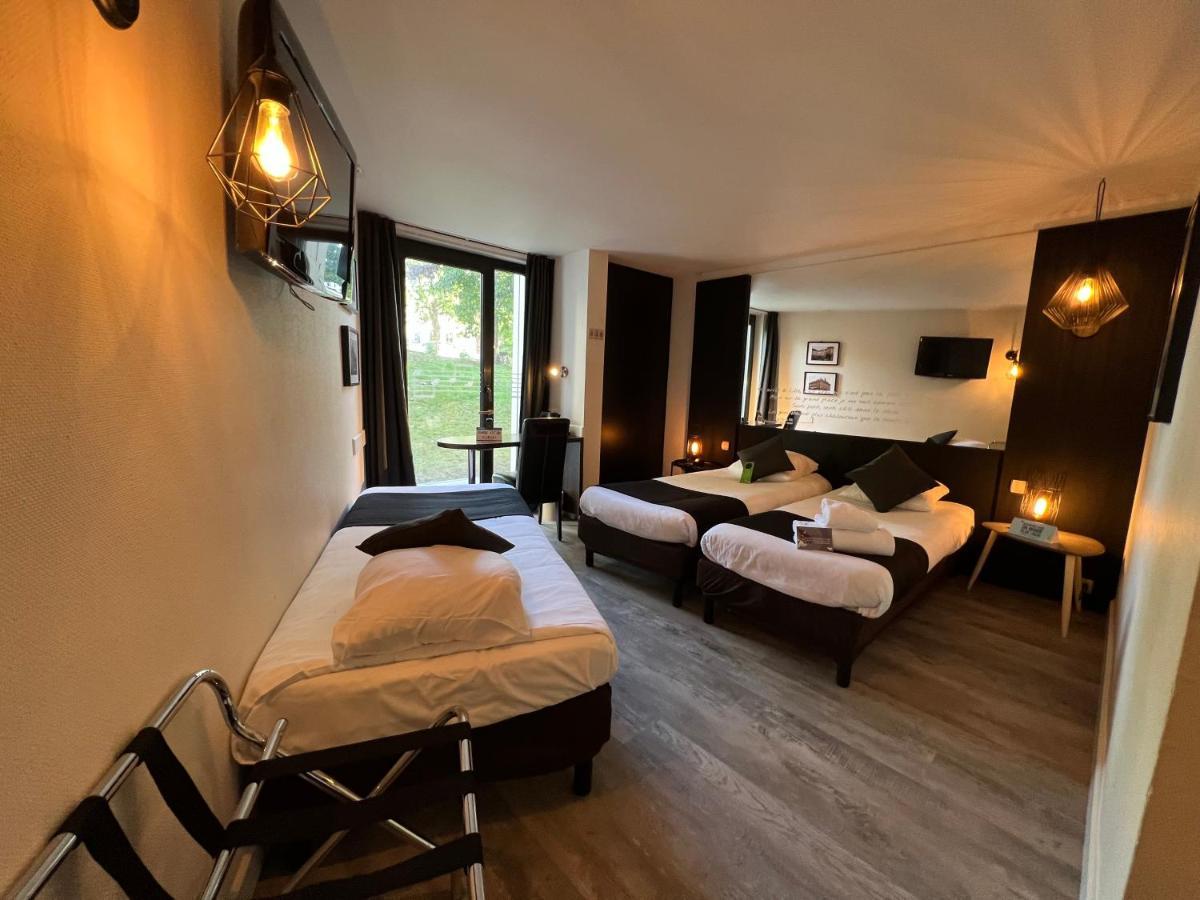 Logis Hotel Restaurant Des Acacias Lille Neuville En Ferrain Neuville-en-Ferrain Eksteriør bilde