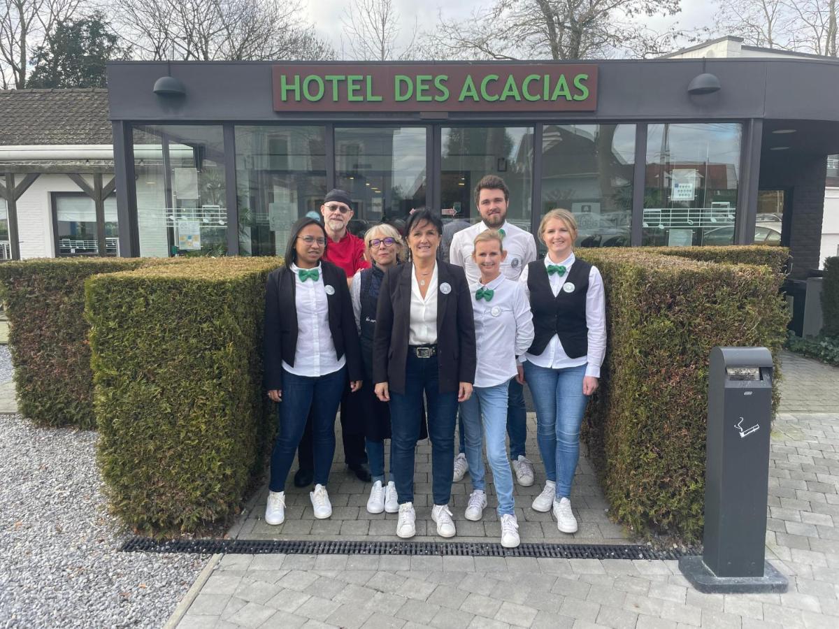 Logis Hotel Restaurant Des Acacias Lille Neuville En Ferrain Neuville-en-Ferrain Eksteriør bilde