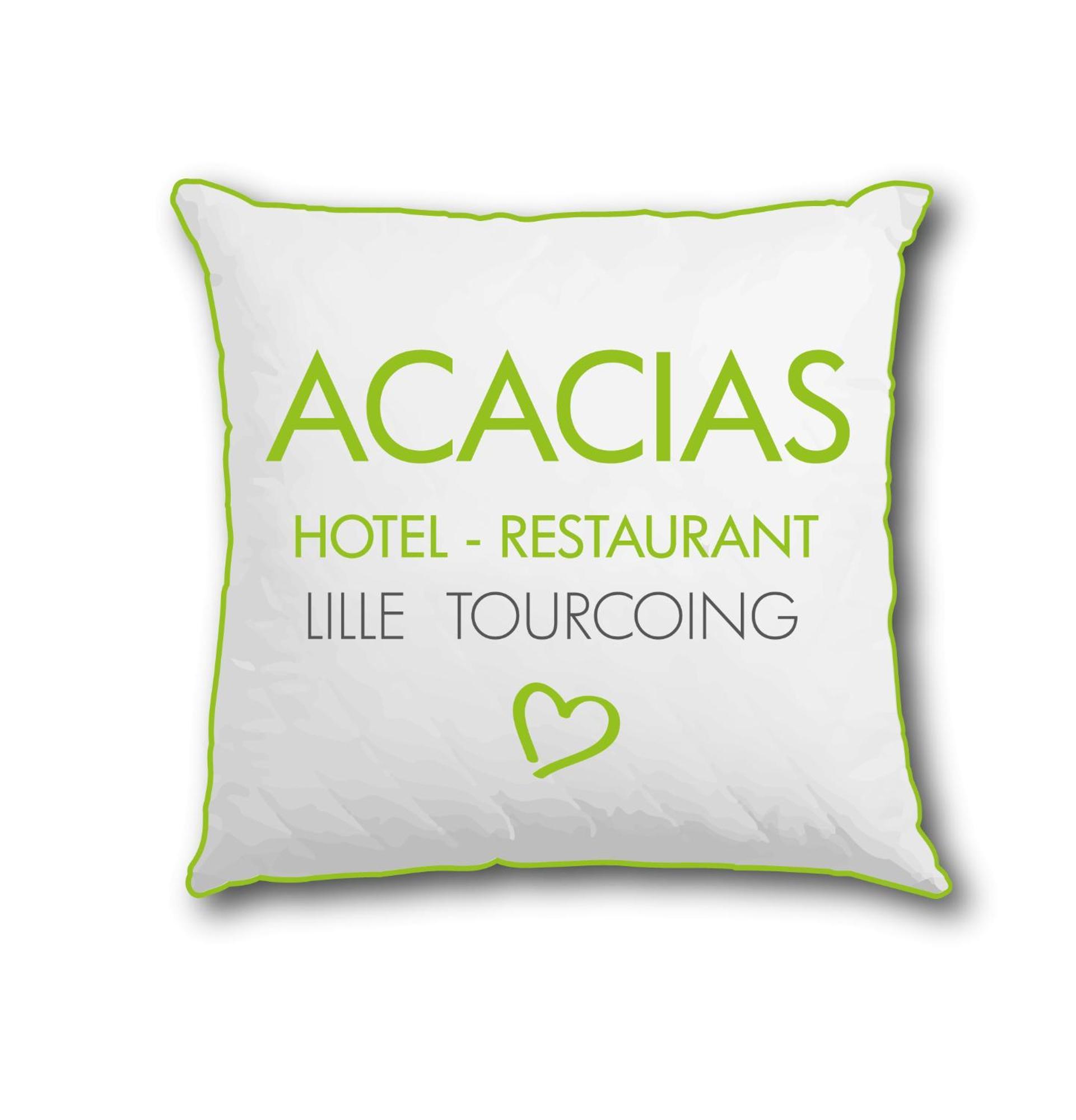 Logis Hotel Restaurant Des Acacias Lille Neuville En Ferrain Neuville-en-Ferrain Eksteriør bilde